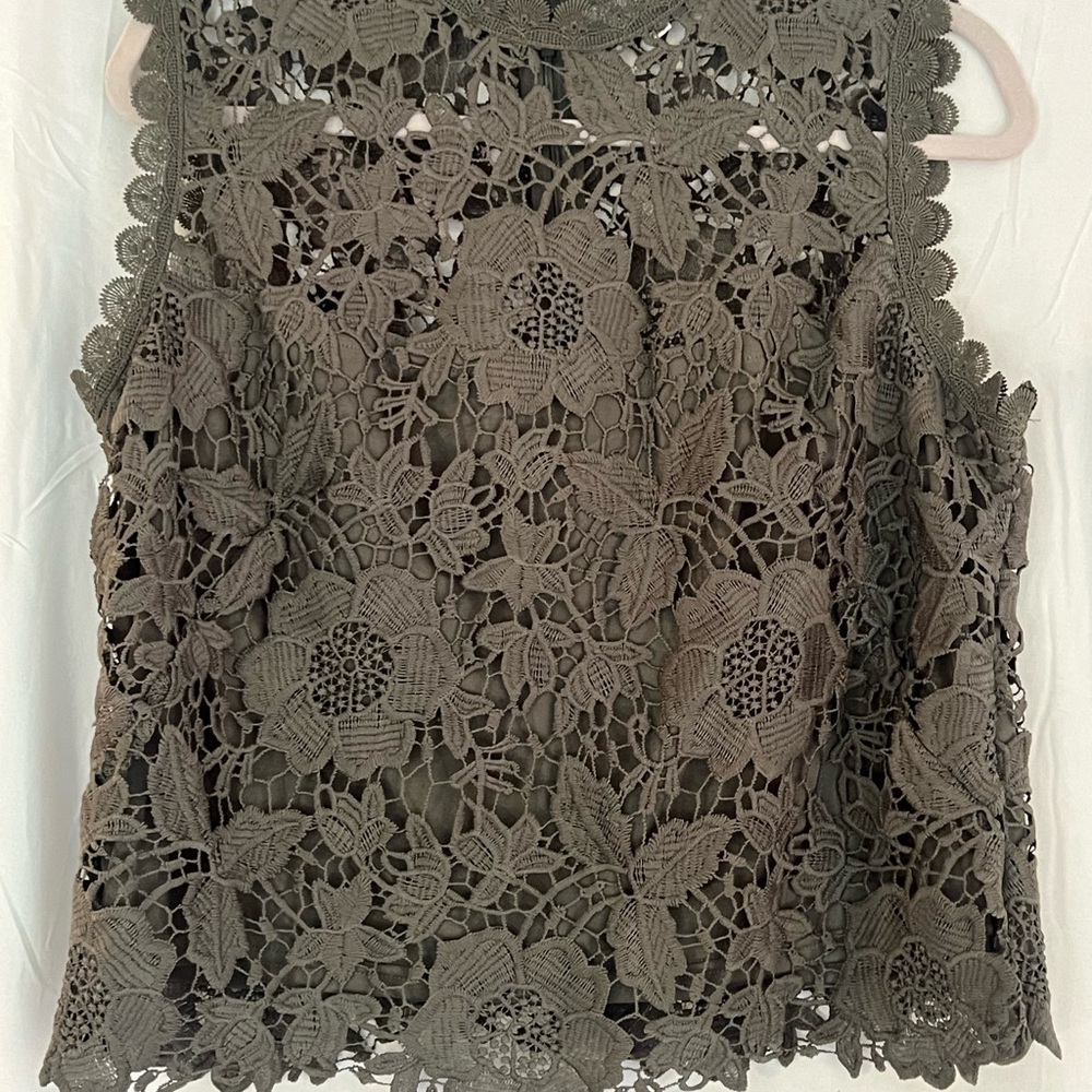 Nannette Gray Cropped Embellished Blouse